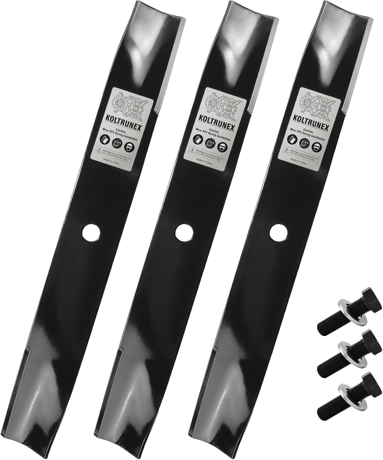 KOLTRUNEX high-lift replacement mower blades